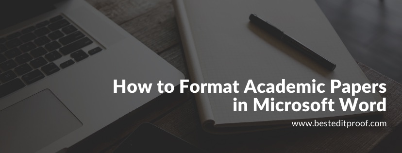 How to format academic papers