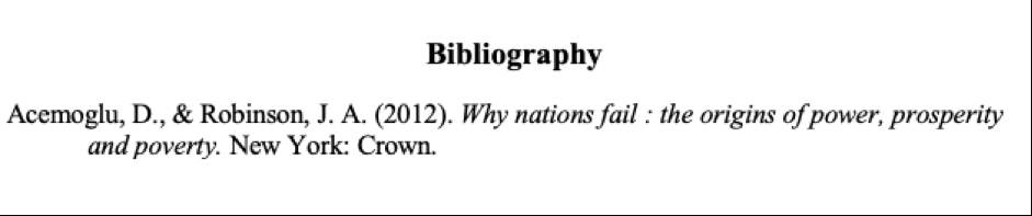 bibliography 