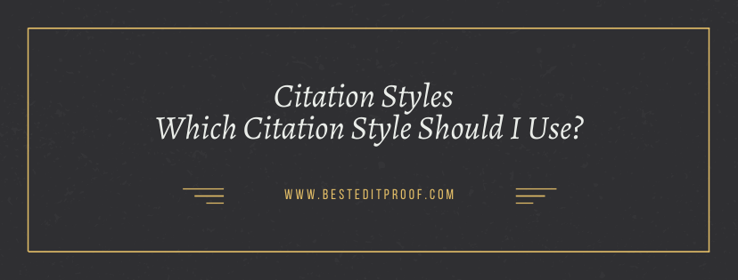 Citation Styles | Which Citation Style