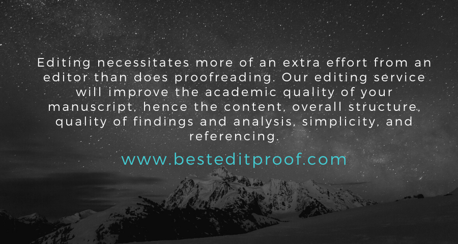 editing and proofreading services